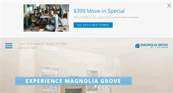 Desktop Screenshot of magnoliagroveapts.com